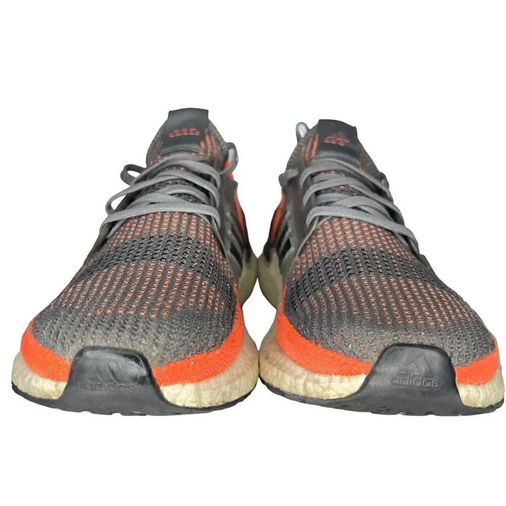 adidas Ultra Boost 19 Hi Res Orange/Gray 2019 Sneaker Shoes Men Size 9.5 G27517